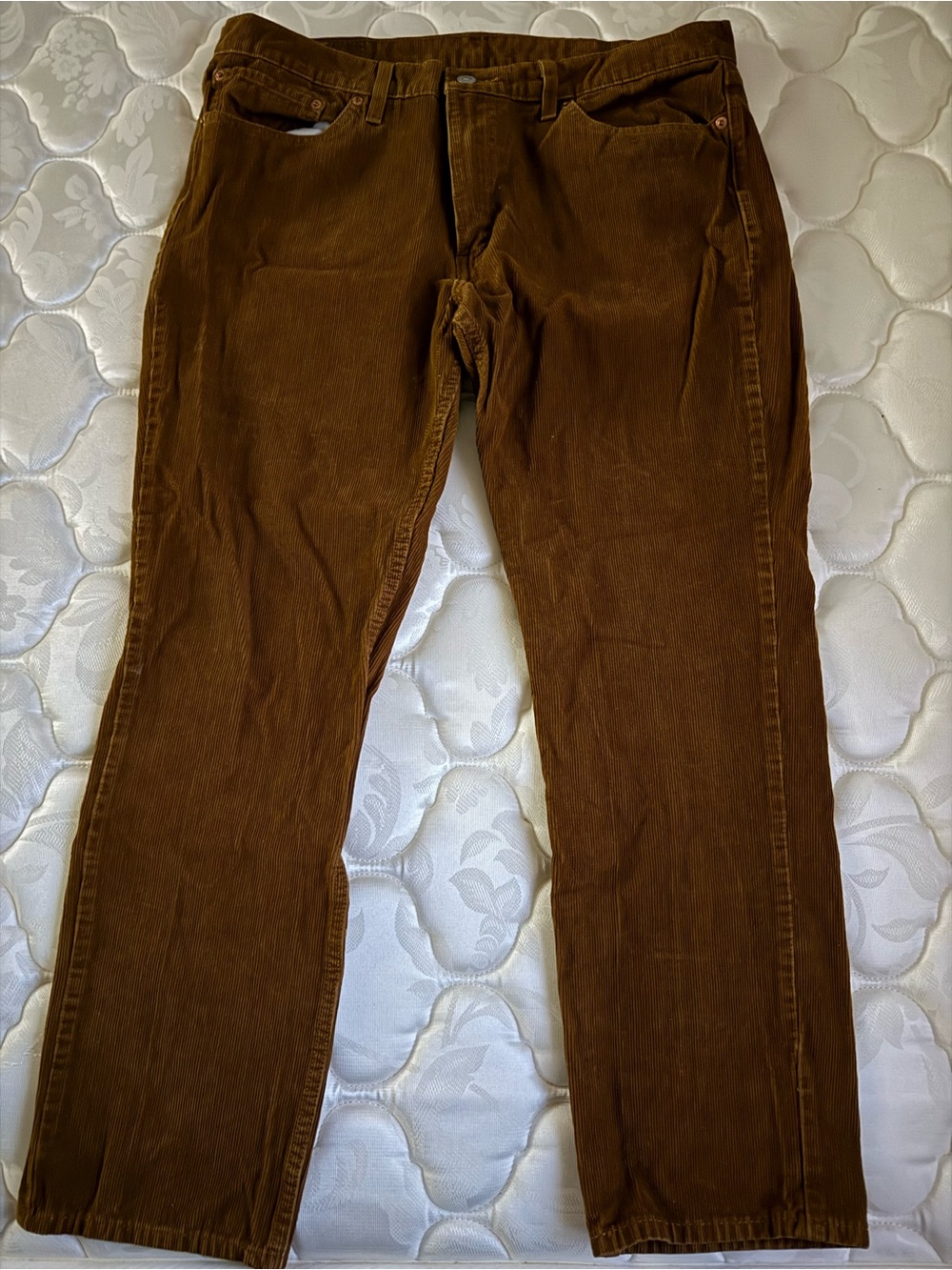 Levi's Brown Corduroy Pants - Straight Fit